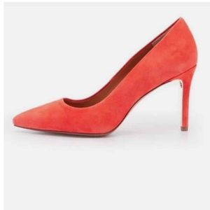 Tory Burch elana pumps poppy red 8.5